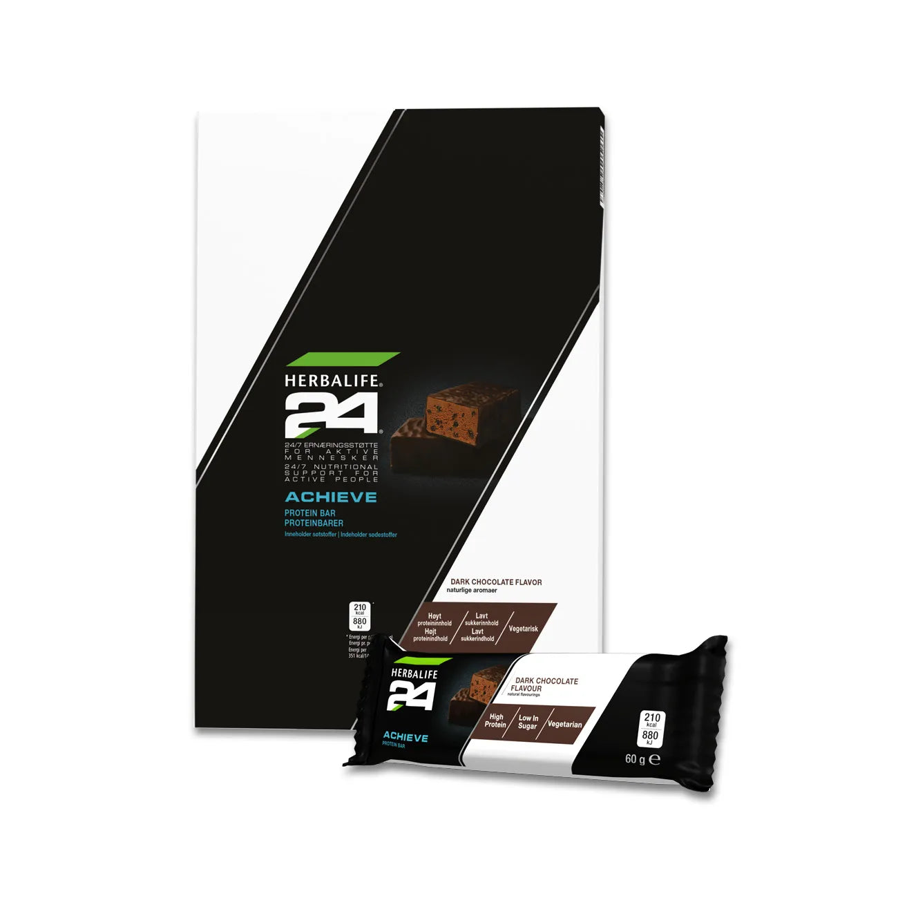 PROTEINBAR: H24 ACHIEVE DARK CHOCOLATE